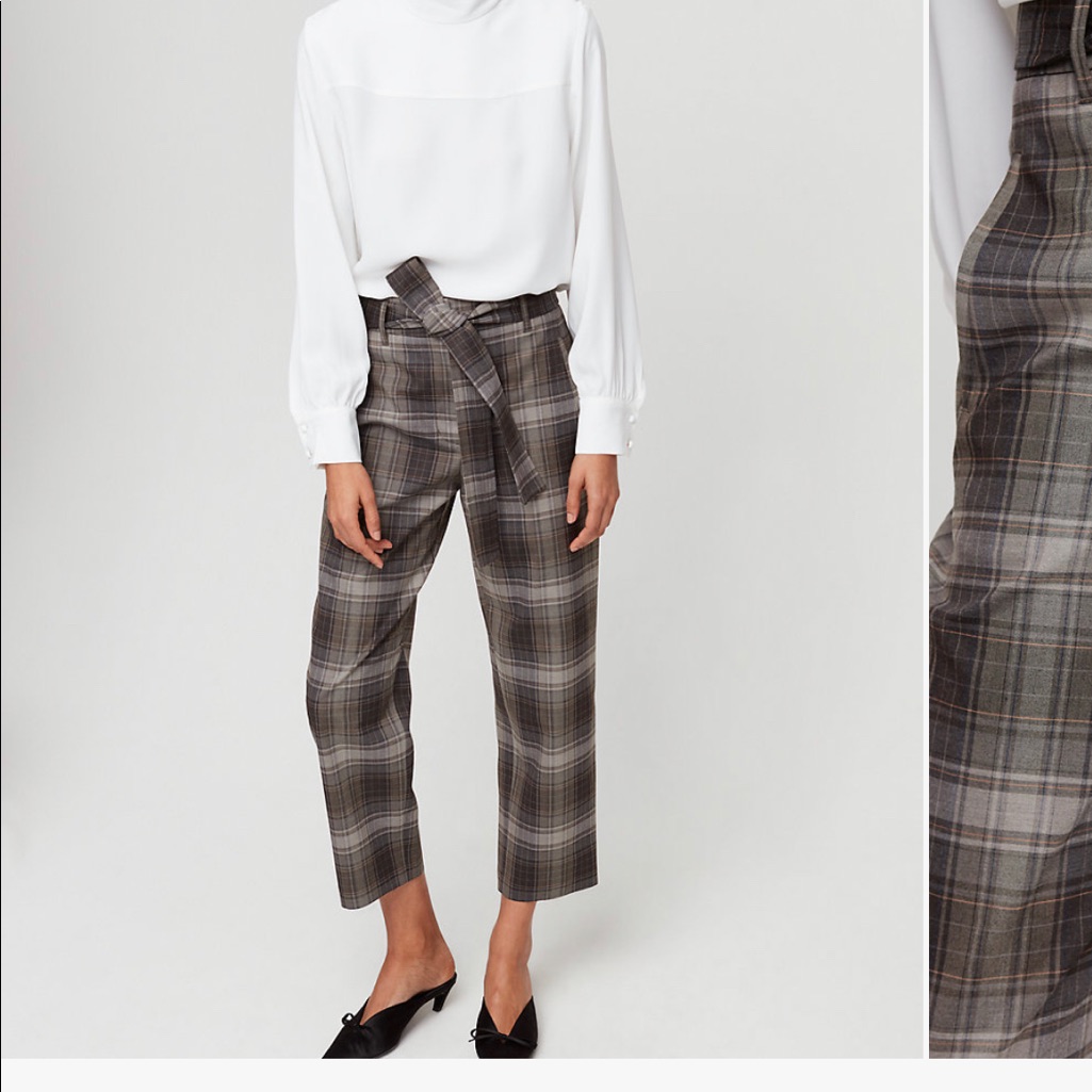 Wilfred Cropped Pants With Belt